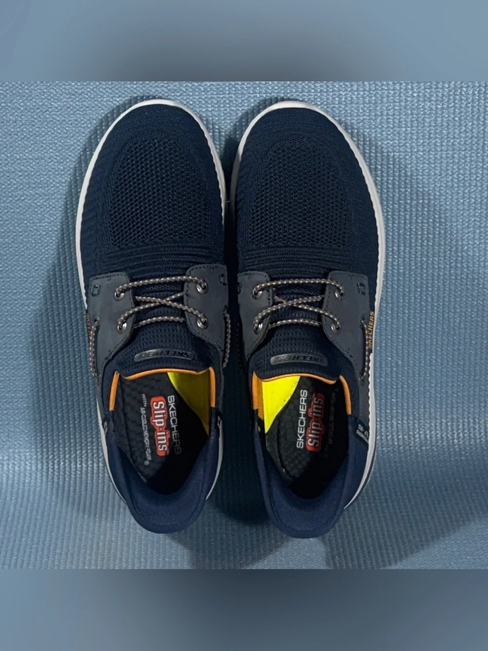 Skechers Slip-ins: Delson 3.0 Roth Navy Blue Shoes Men’s Size 8.5